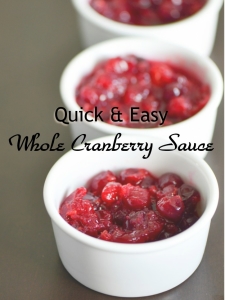 Whole Cranberry Sauce