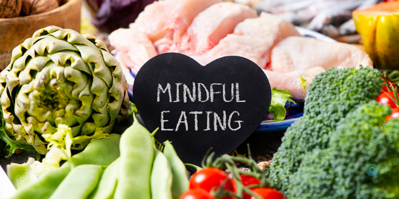 mindful eating sign